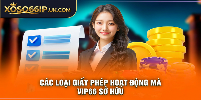 CÁC LOẠI GIẤY PHÉP HOẠT ĐỘNG MÀ VIP66 SỞ HỮU
