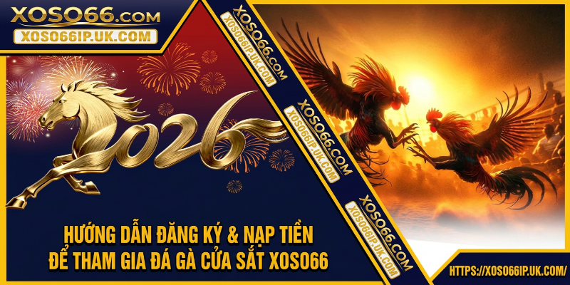 HƯỚNG DẪN ĐĂNG KÝ & NẠP TIỀN ĐỂ THAM GIA ĐÁ GÀ CỬA SẮT XOSO66