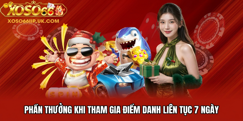 PHẦN THƯỞNG KHI THAM GIA ĐIỂM DANH LIÊN TỤC 7 NGÀY